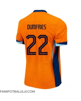 Țările de Jos Denzel Dumfries #22 Tricou Fotbal Replică European 2024 Barbati Acasa